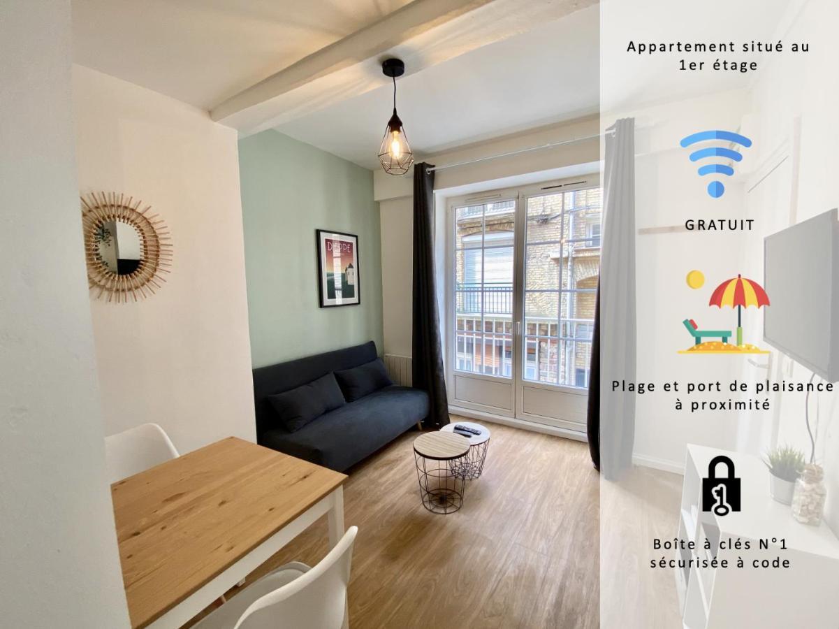 La Coquille - Centre Historique Parking Gratuit Apartment Dieppe Bagian luar foto